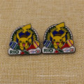 2016 Rio Olympic Hard Enamel Metal Doraemon Badges